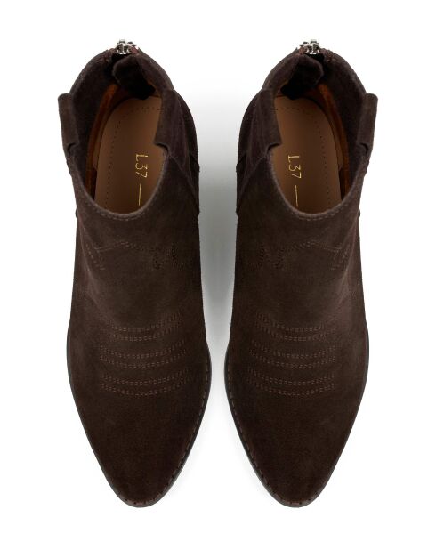 Botas marrones de gamuza Flashback