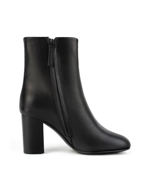 Bottines en cuir Canyon Road noires