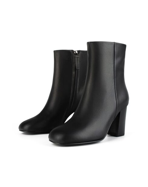 Bottines en cuir Canyon Road noires