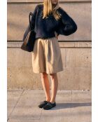 Chaussures basses en cuir A Slow Dance Away noires