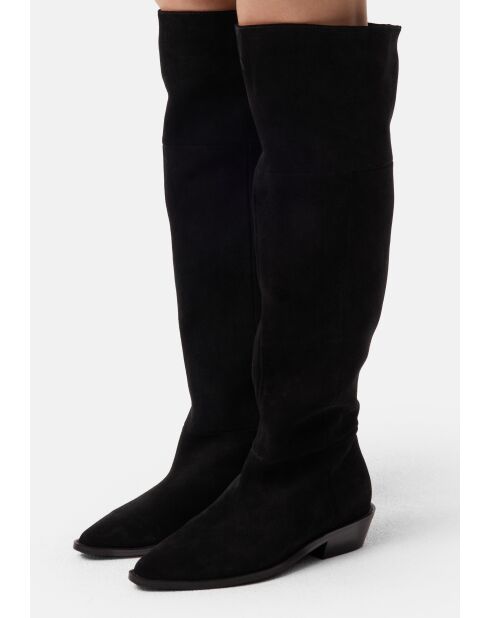 Bottes en cuir By Chance noires