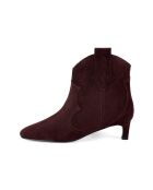 Burgundy Texas Wind leren laarzen