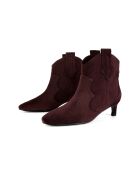 Burgundy Texas Wind leren laarzen