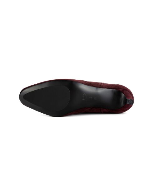 Burgundy Texas Wind leren laarzen