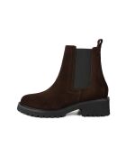 Bottines en cuir suède From The Best marron
