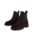 Bottines en cuir suède From The Best marron