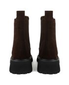 Bottines en cuir suède From The Best marron