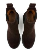 Bottines en cuir suède From The Best marron