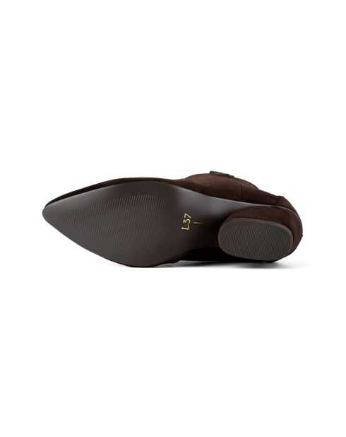 Braune Wildlederstiefel Starry Path