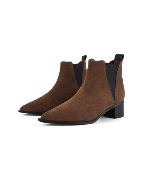 Braune Wildlederstiefel Northern Star