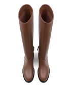 Bottes en cuir Simple Boots marron
