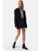 Bottines en cuir Galactic Mist noires