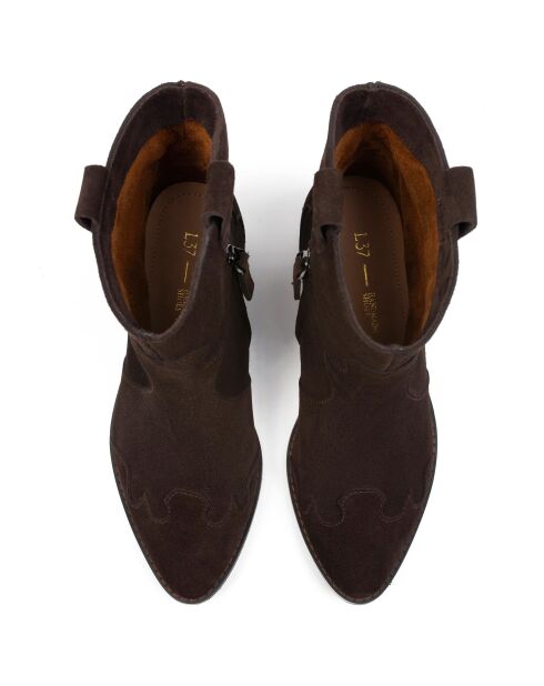 Braune Lederstiefel Walk Between Stars