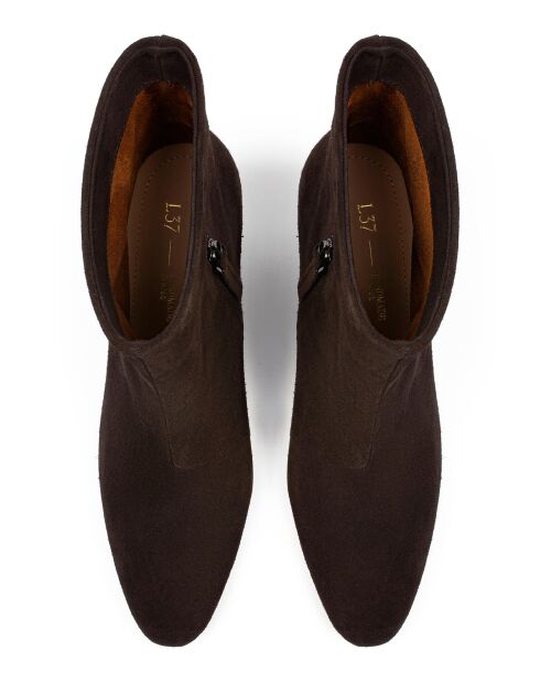 Bottines en cuir Twilight Glimmer marron