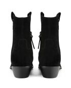 Schwarze Lederstiefel Walk Between Stars