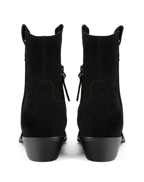 Schwarze Lederstiefel Walk Between Stars
