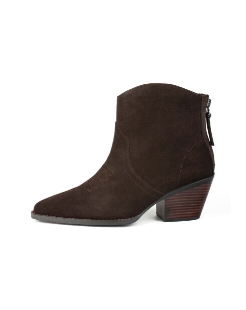 Bottines en cuir suède It'S No Secret marron