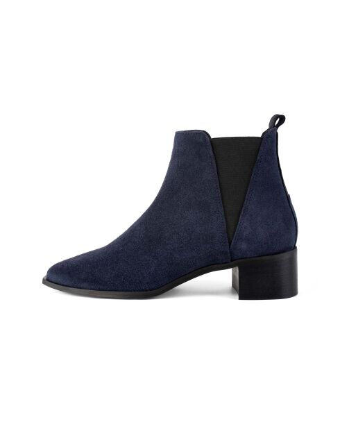 Navyblaue Wildlederstiefel Northern Star
