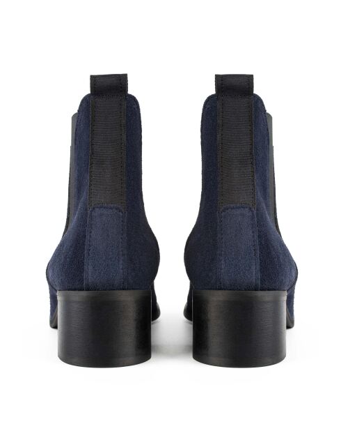 Navyblaue Wildlederstiefel Northern Star