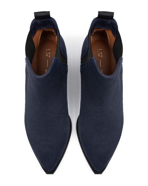 Navyblaue Wildlederstiefel Northern Star