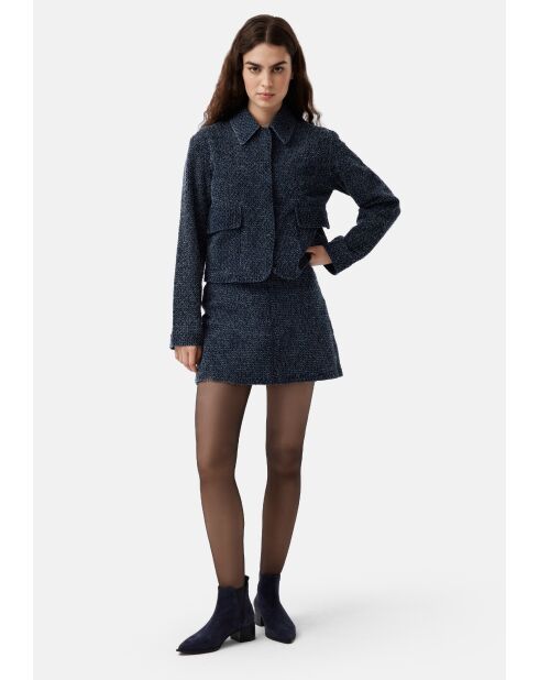 Navyblaue Wildlederstiefel Northern Star