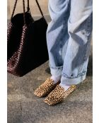 Chaussures basses en cuir Just Before The Sunset beiges