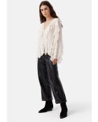 Bottines en cuir Event Horizon noires