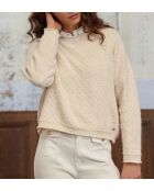 Maglione beige chiaro Mossy