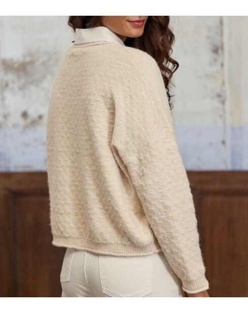 Maglione beige chiaro Mossy