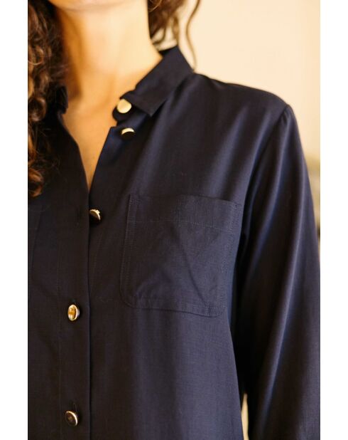 Marineblaues Kleid Rindy