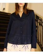 Blouse en coton Belyne marine