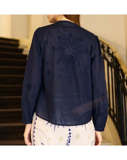 Blouse en coton Belyne marine
