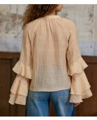 Puderbluse Brieta