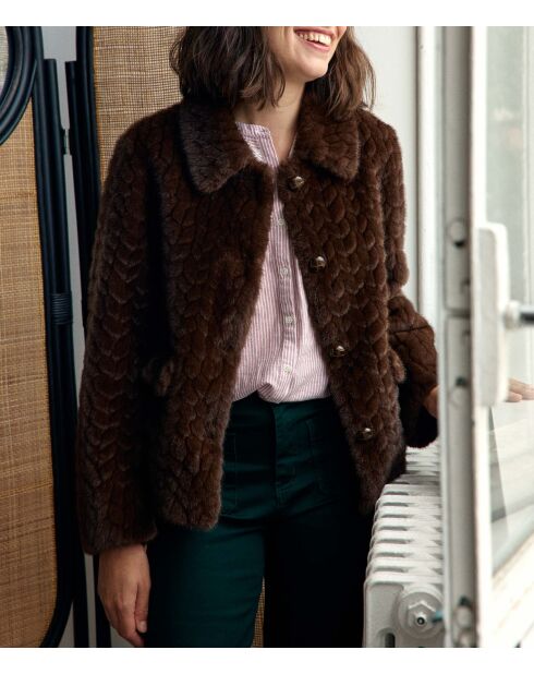 Manteau Nata marron