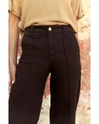 Jeans Paolat marroni in cotone