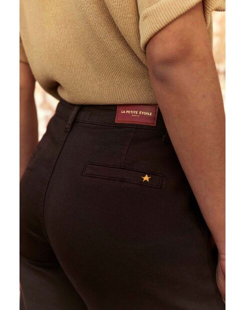 Jeans Paolat marroni in cotone