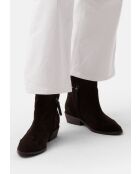 Braune Lederstiefel Walk Between Stars