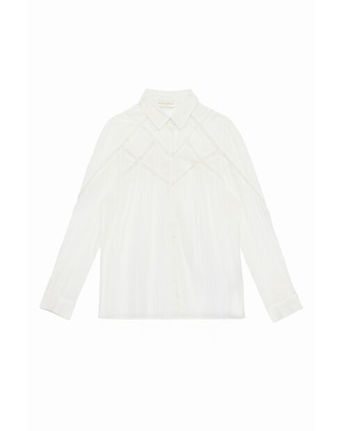 Chemisier en coton Cia ecru
