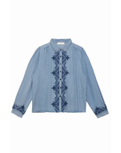 Blouse in cyna stone