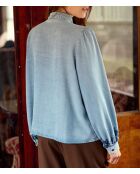 Blouse in cyna stone