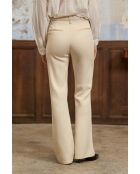Hellbeige Baumwollhose Phina