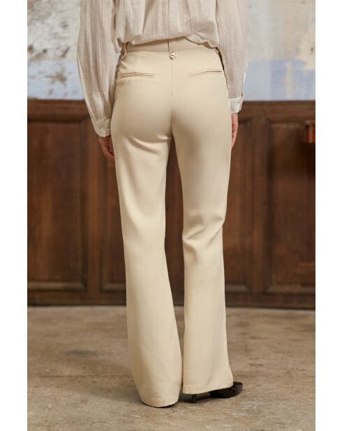 Hellbeige Baumwollhose Phina