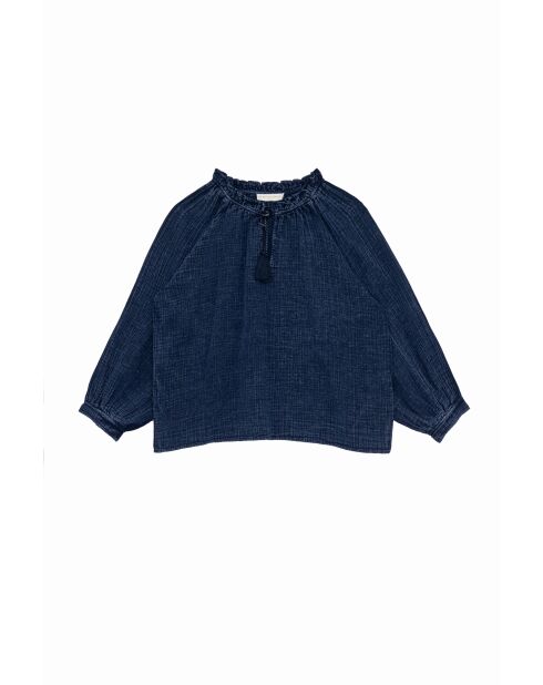 Blouse en coton Briska marine