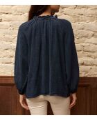 Blouse en coton Briska marine