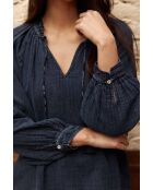 Blouse en coton Briska marine