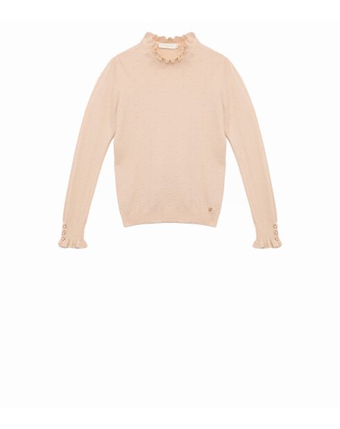 Pull Solferino beige