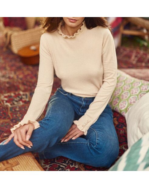 Pull Solferino beige