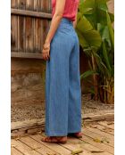 Pantaloni Poet in cotone double wash