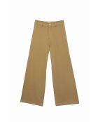 Pantaloni Paphos in cotone cammello