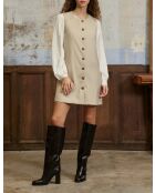 Abito beige Rowel